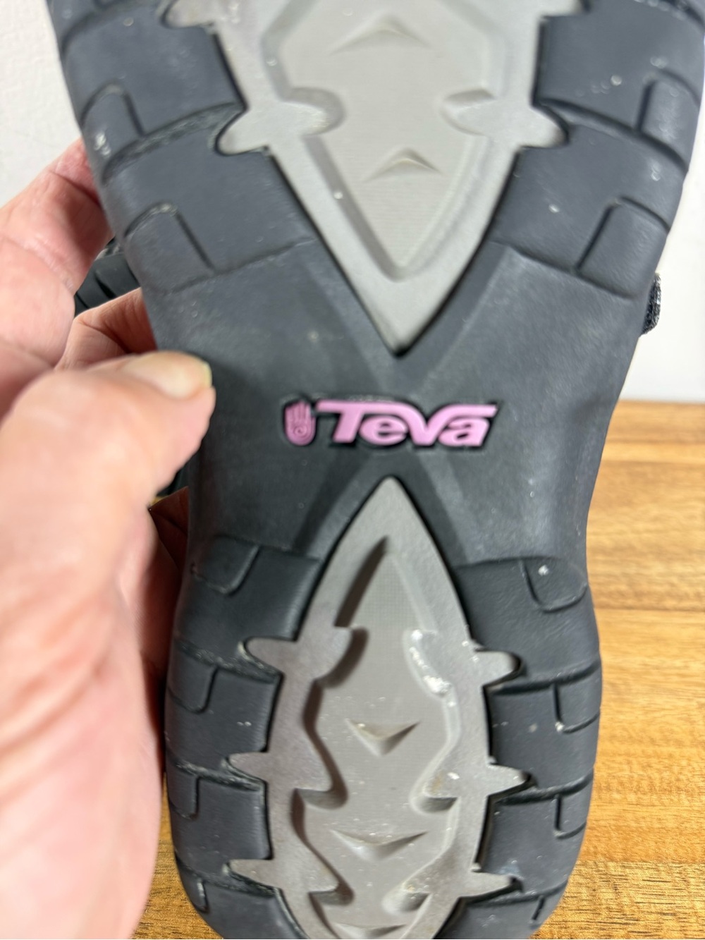 Teva Tirra Water Hiking Sandals Black/Purple Size 9 - Picture 11 of 13
